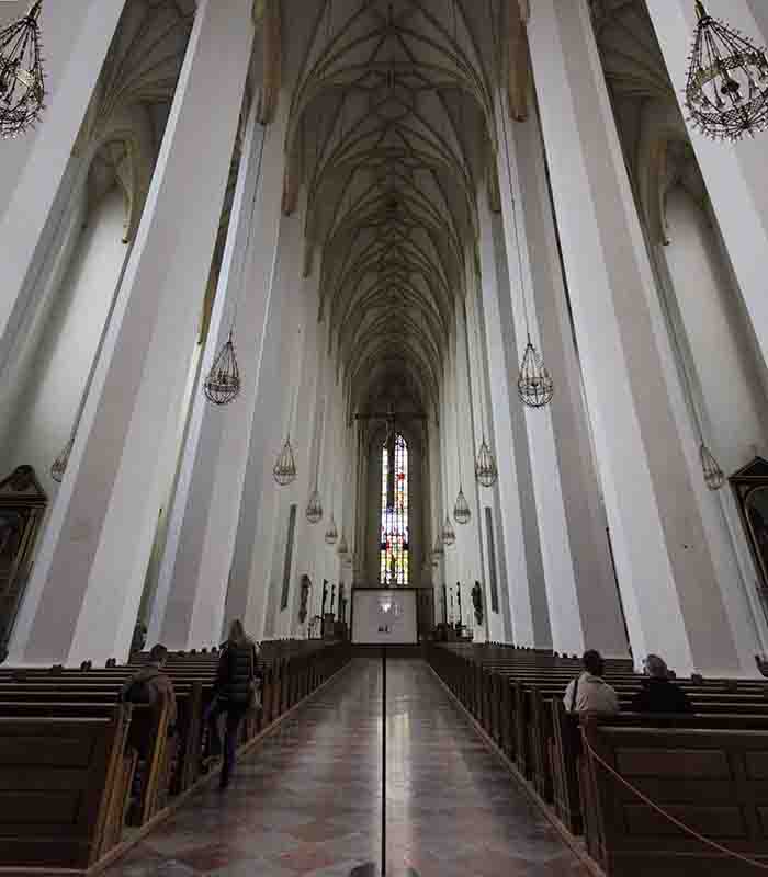 86 - Alemania - Munich - catedral Nuestra Senyora de Munich - Dom Zu Unserer Lieben Frau - interior